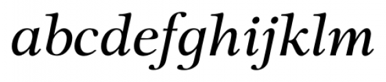 P22 Foxtrot Italic Font LOWERCASE