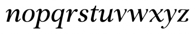 P22 Foxtrot Italic Font LOWERCASE