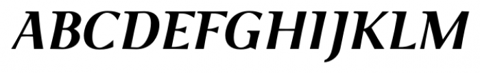 P22 Foxtrot Sans SC Bold Italic Font UPPERCASE