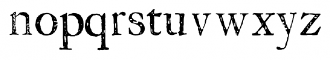 P22 Franklin Caslon Regular Font LOWERCASE