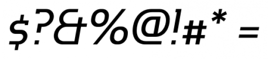 P22 Hedonic  Medium Italic Font OTHER CHARS