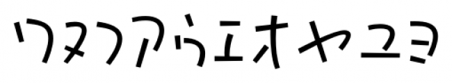 P22 Komusubi Katakana Regular Font OTHER CHARS