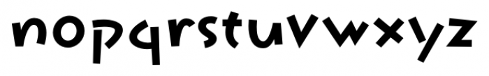P22 Komusubi Latin  Bold Font LOWERCASE