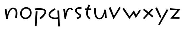 P22 Komusubi Latin Regular Font LOWERCASE