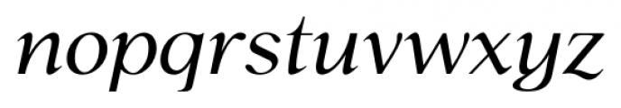 P22 Late November Italic Font LOWERCASE