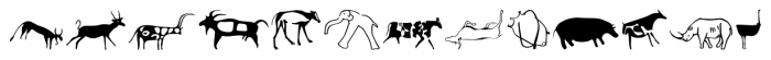 P22 Petroglyphs African Font LOWERCASE