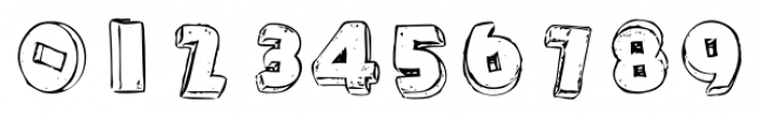 P22 Pop Art ThreeD Font OTHER CHARS