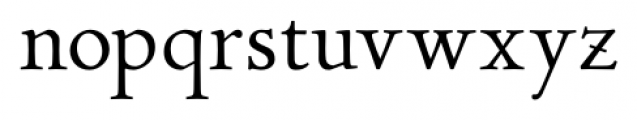 P22 Stickley Pro Display Font LOWERCASE