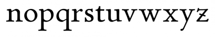 P22 Stickley Pro Headline Font LOWERCASE