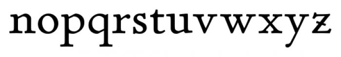 P22 Stickley Text Pro Regular Font LOWERCASE