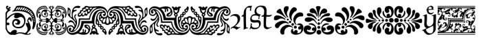 P22 Tyndale Xtras Font LOWERCASE