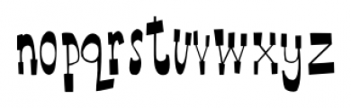 P22 Way Out West Slim Font LOWERCASE