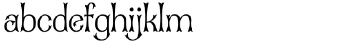 P22 Araminta Regular Font LOWERCASE