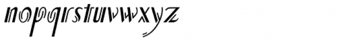 P22 Counter Cursive Font LOWERCASE