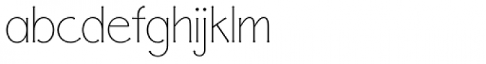 P22 Eaglefeather Hairline Font LOWERCASE