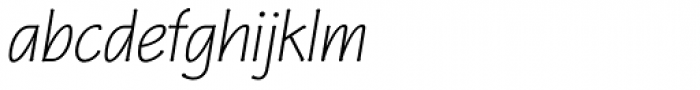 P22 Eaglefeather Light Italic Font LOWERCASE