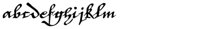 P22 Elizabethan Font LOWERCASE