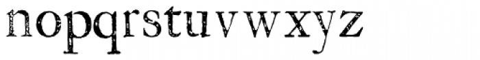 P22 Franklin Caslon Regular Font LOWERCASE