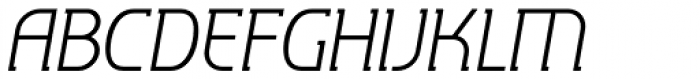 P22 Hedonic Light Italic Font UPPERCASE