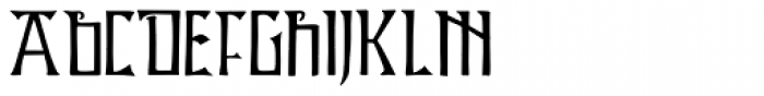 P22 Kells Square Font LOWERCASE