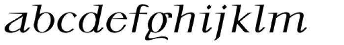 P22 Kirkwall Bold Italic Font LOWERCASE