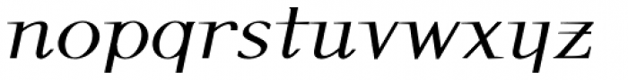 P22 Kirkwall Bold Italic Font LOWERCASE