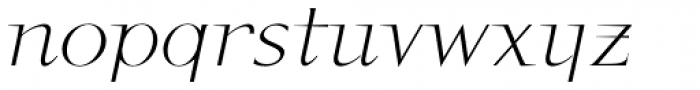 P22 Kirkwall Italic Font LOWERCASE
