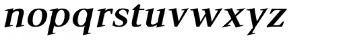P22 Mai Bold Italic Font LOWERCASE