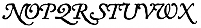 P22 Mayflower Italic Font UPPERCASE