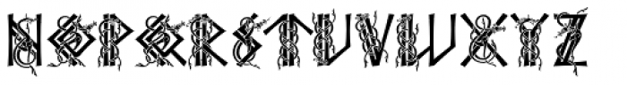 P22 Ornes Ornamented SC Bold Font UPPERCASE