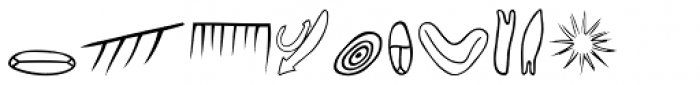 P22 Petroglyphs Australian Font OTHER CHARS