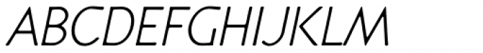 P22 Speyside Pro Light Italic Font UPPERCASE