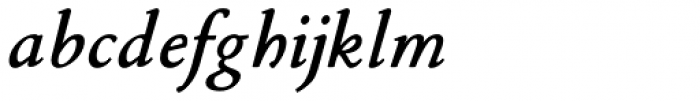 P22 Stickley Pro Text Bold Italic Font LOWERCASE