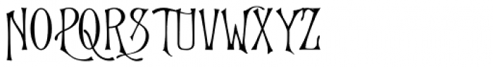 P22 Victorian Swash Font UPPERCASE