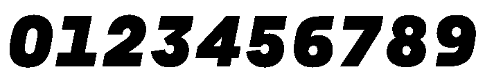 Pacaembu Extrabold Italic Font OTHER CHARS