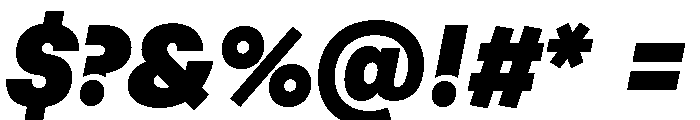 Pacaembu Extrabold Italic Font OTHER CHARS