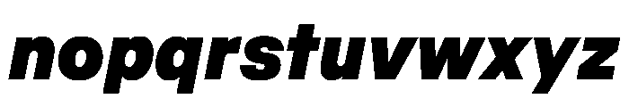 Pacaembu Extrabold Italic Font LOWERCASE