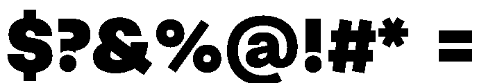 Pacaembu Extrabold Font OTHER CHARS