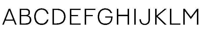 Pacaembu Extralight Font UPPERCASE