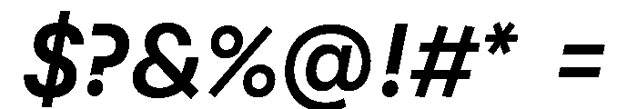Pacaembu Italic Font OTHER CHARS