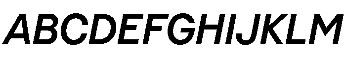 Pacaembu Italic Font UPPERCASE