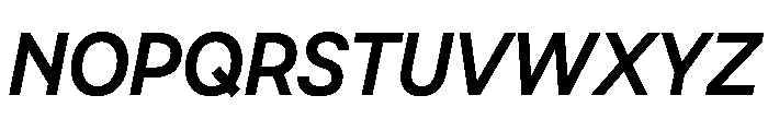 Pacaembu Italic Font UPPERCASE