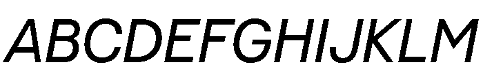 Pacaembu Light Italic Font UPPERCASE