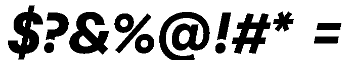 Pacaembu Semibold Italic Font OTHER CHARS