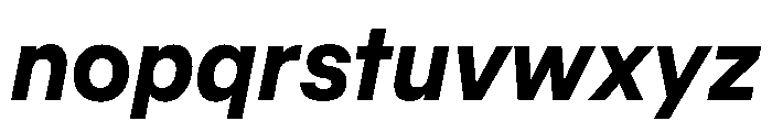 Pacaembu Semibold Italic Font LOWERCASE