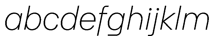 Pacaembu Thin Italic FONT