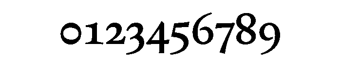 Packard New Style Medium Font OTHER CHARS