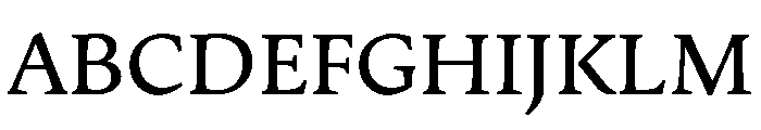 Packard New Style Medium Font UPPERCASE