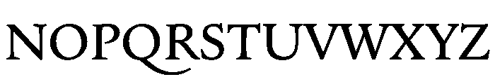 Packard New Style Medium Font UPPERCASE