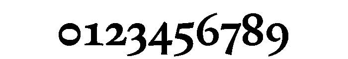 Packard New Style Semibold Font OTHER CHARS